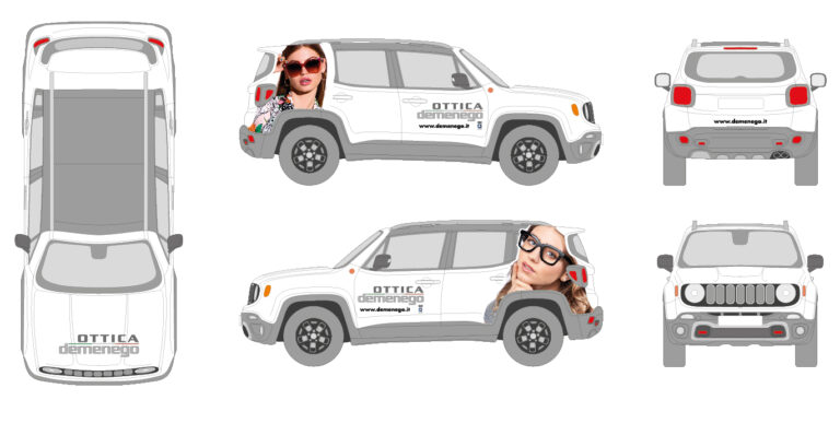 car wrapping per auto aziendale