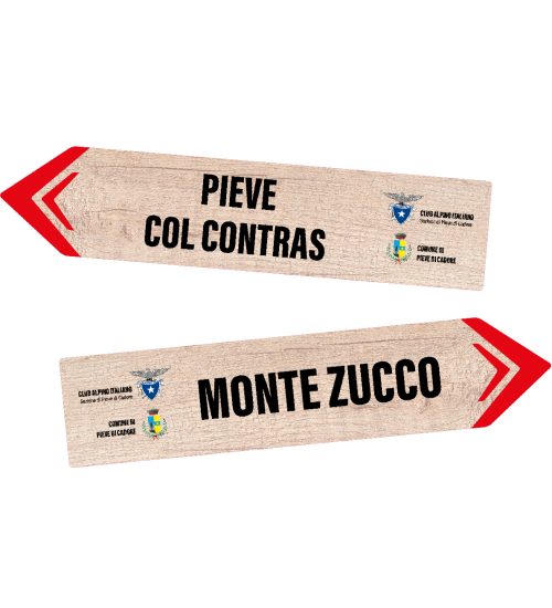 cartelli in d-bond per indicazioni sentieristiche